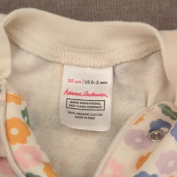 Hanna Andersson Multicolor Floral Kids Footie - Picture 2 of 5